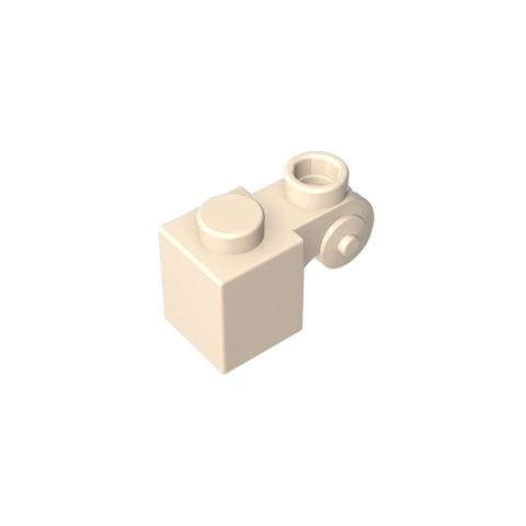 Gobricks,Brick Special 1 x 1 with Scroll with Open Stud,20310