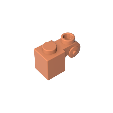 Gobricks,Brick Special 1 x 1 with Scroll with Open Stud,20310