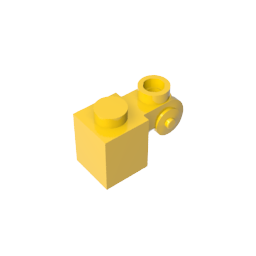 Gobricks,Brick Special 1 x 1 with Scroll with Open Stud,20310