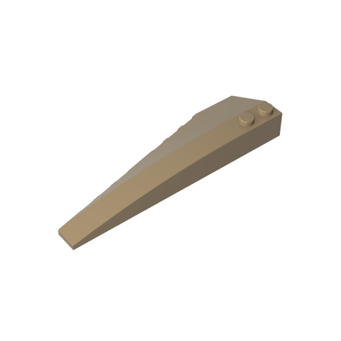 Gobricks,Wedge Curved 10 x 3 Right,50956