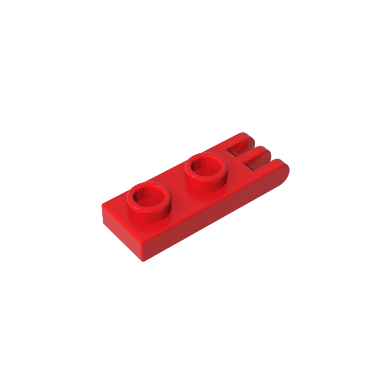 Gobricks,Hinge Plate 1 x 2 with 3 Fingers and Hollow Studs,4275,4275b