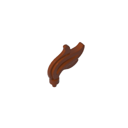 Gobricks,Headwear Accessory Plume/ Feather/ Flame Triple Point,64647