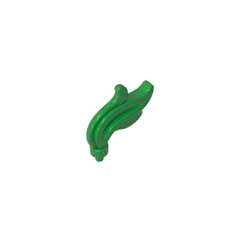 Gobricks,Headwear Accessory Plume/ Feather/ Flame Triple Point,64647