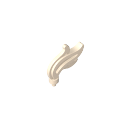 Gobricks,Headwear Accessory Plume/ Feather/ Flame Triple Point,64647