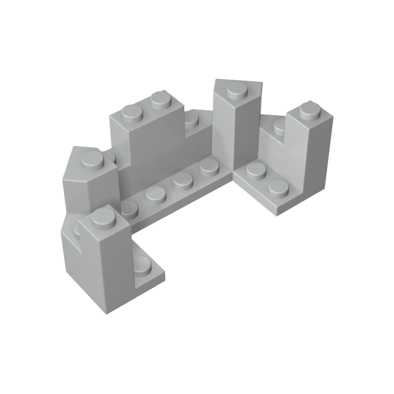 Gobricks,Castle Turret Top 4 x 8 x 2 1/3,6066