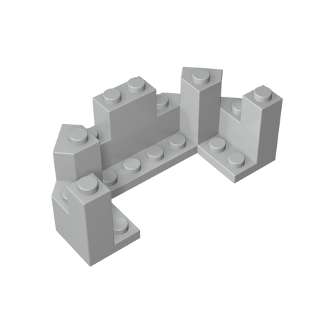 Gobricks,Castle Turret Top 4 x 8 x 2 1/3,6066