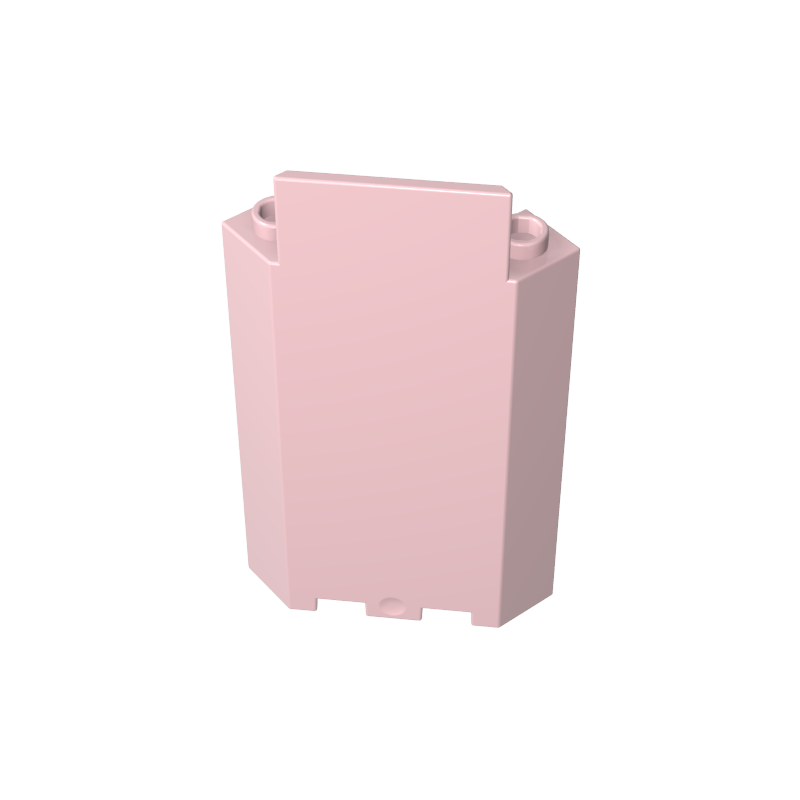 Gobricks,Panel 3 x 3 x 6 Corner Wall without Bottom Indentations,87421