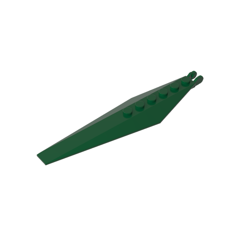 Gobricks,Hinge Plate 1 x 12 with Angled Side Extensions and Tapered Ends,57906