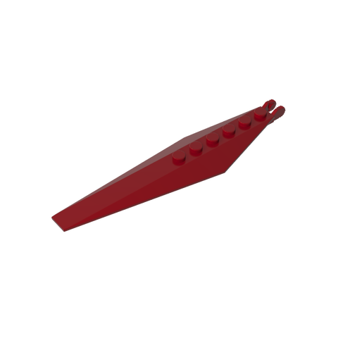 Gobricks,Hinge Plate 1 x 12 with Angled Side Extensions and Tapered Ends,57906