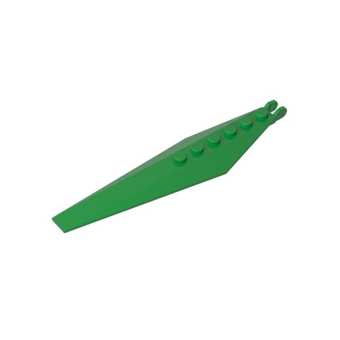 Gobricks,Hinge Plate 1 x 12 with Angled Side Extensions and Tapered Ends,57906