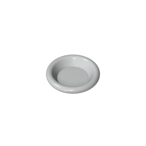 Gobricks,Equipment Dish/ Plate/ Bowl 3 x 3 [Plain],6256