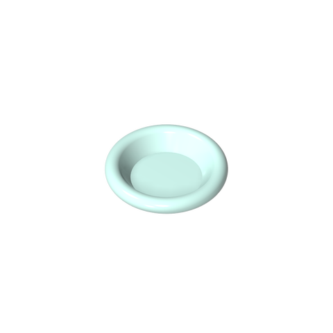 Gobricks,Equipment Dish/ Plate/ Bowl 3 x 3 [Plain],6256