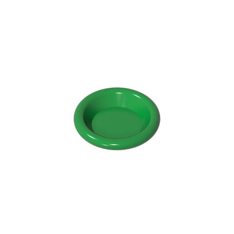 Gobricks,Equipment Dish/ Plate/ Bowl 3 x 3 [Plain],6256