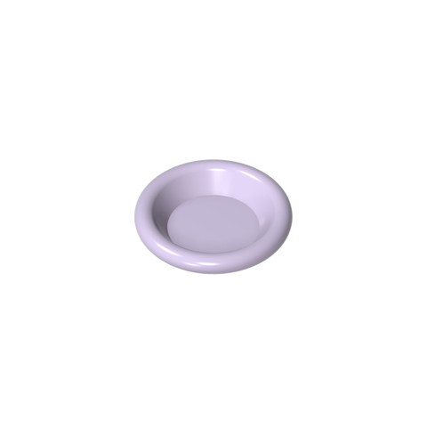 Gobricks,Equipment Dish/ Plate/ Bowl 3 x 3 [Plain],6256