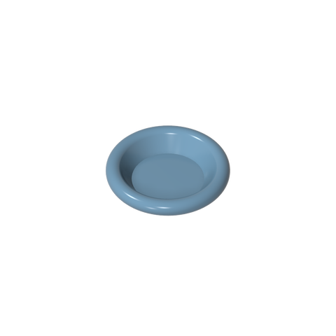 Gobricks,Equipment Dish/ Plate/ Bowl 3 x 3 [Plain],6256