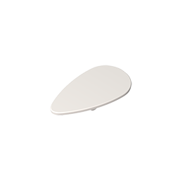 Gobricks,Minifig Shield Ovoid [Plain],2586