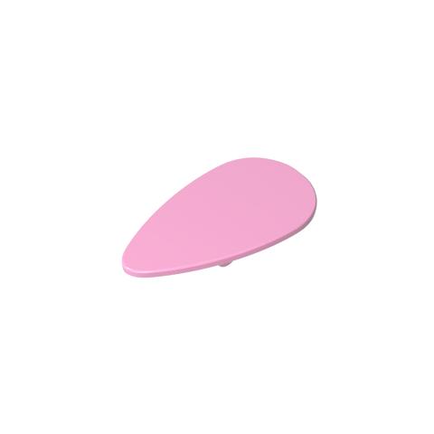 Gobricks,Minifig Shield Ovoid [Plain],2586