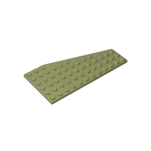 Gobricks,Wedge Plate 6 x 12 Left,30355