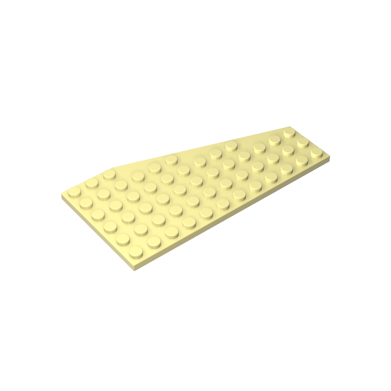 Gobricks,Wedge Plate 6 x 12 Left,30355