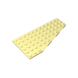 Gobricks,Wedge Plate 6 x 12 Right,30356
