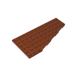 Gobricks,Wedge Plate 6 x 12 Right,30356