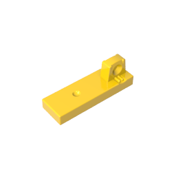 Gobricks,Hinge Tile 1 x 3 Locking with 1 Finger on Top,44300