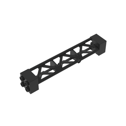 Gobricks,Support 2 x 2 x 10 Girder Triangular Vertical - Type 4 - 3 Posts, 3 Sections,58827