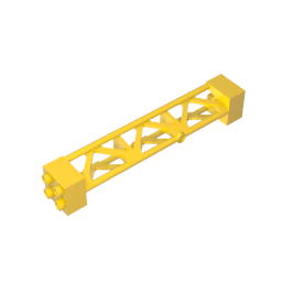 Gobricks,Support 2 x 2 x 10 Girder Triangular Vertical - Type 4 - 3 Posts, 3 Sections,58827