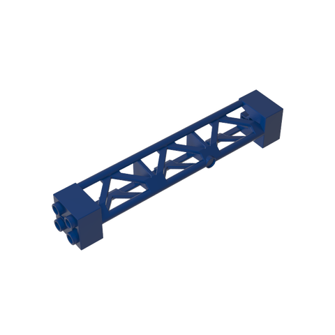Gobricks,Support 2 x 2 x 10 Girder Triangular Vertical - Type 4 - 3 Posts, 3 Sections,58827