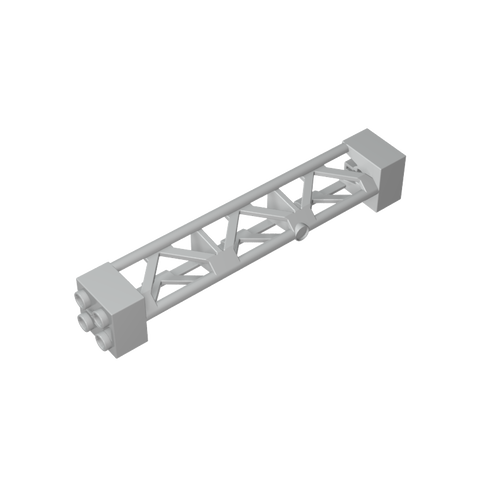 Gobricks,Support 2 x 2 x 10 Girder Triangular Vertical - Type 4 - 3 Posts, 3 Sections,58827
