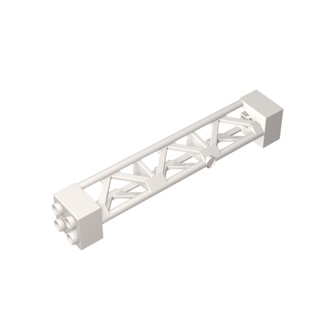 Gobricks,Support 2 x 2 x 10 Girder Triangular Vertical - Type 4 - 3 Posts, 3 Sections,58827
