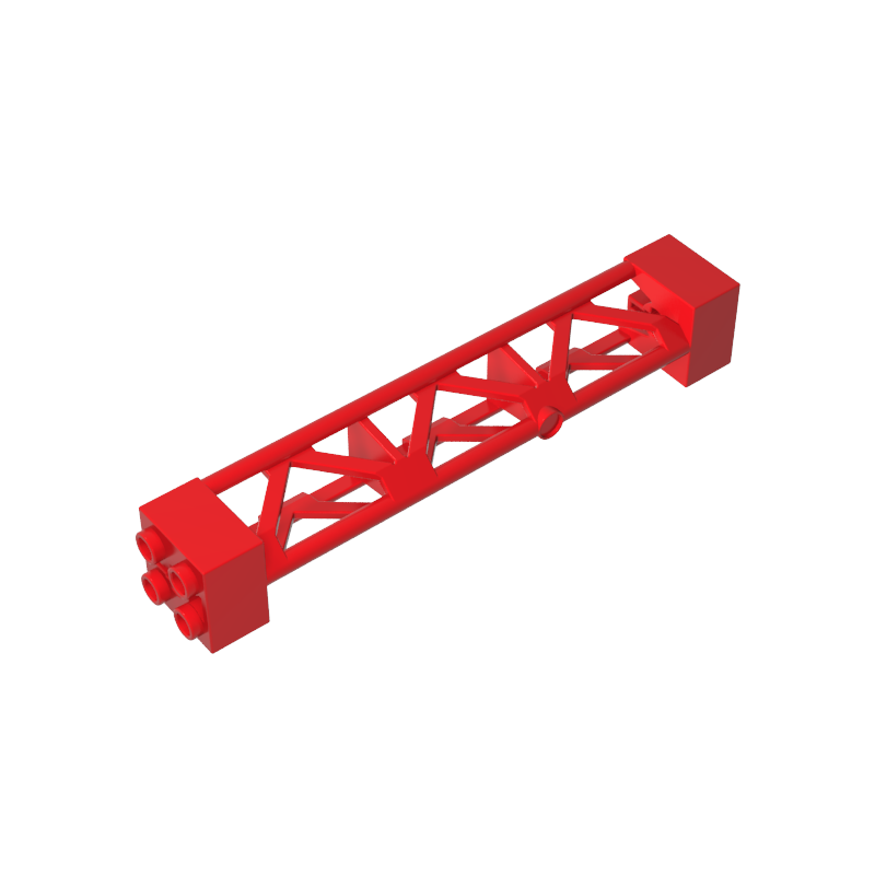 Gobricks,Support 2 x 2 x 10 Girder Triangular Vertical - Type 4 - 3 Posts, 3 Sections,58827