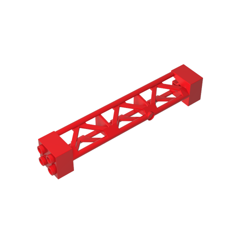 Gobricks,Support 2 x 2 x 10 Girder Triangular Vertical - Type 4 - 3 Posts, 3 Sections,58827