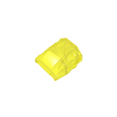 Gobricks,Slope Curved 2 x 2 No Studs - 3 Recessed Side Ports,44675