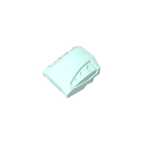 Gobricks,Slope Curved 2 x 2 No Studs - 3 Recessed Side Ports,44675
