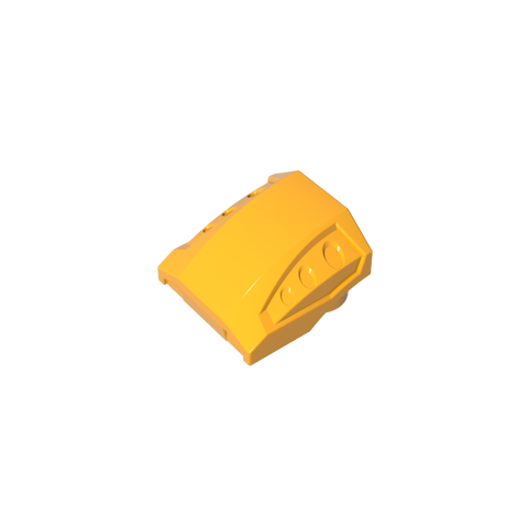 Gobricks,Slope Curved 2 x 2 No Studs - 3 Recessed Side Ports,44675