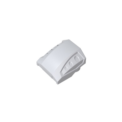 Gobricks,Slope Curved 2 x 2 No Studs - 3 Recessed Side Ports,44675