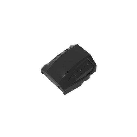 Gobricks,Slope Curved 2 x 2 No Studs - 3 Recessed Side Ports,44675