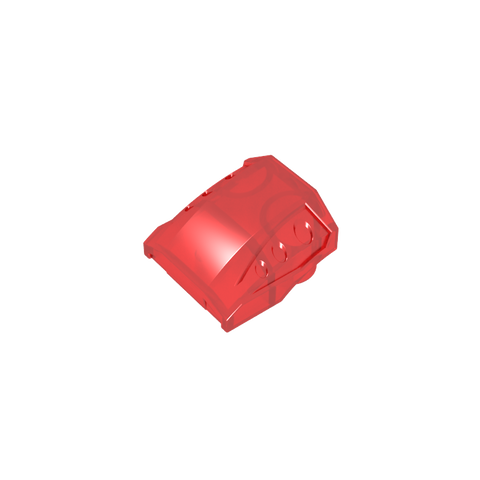Gobricks,Slope Curved 2 x 2 No Studs - 3 Recessed Side Ports,44675