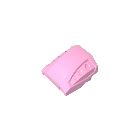 Gobricks,Slope Curved 2 x 2 No Studs - 3 Recessed Side Ports,44675