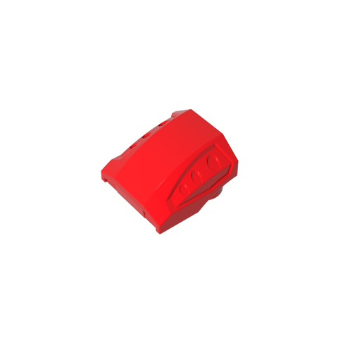 Gobricks,Slope Curved 2 x 2 No Studs - 3 Recessed Side Ports,44675