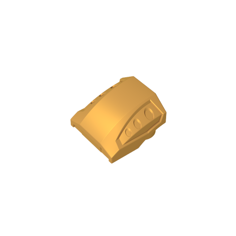 Gobricks,Slope Curved 2 x 2 No Studs - 3 Recessed Side Ports,44675