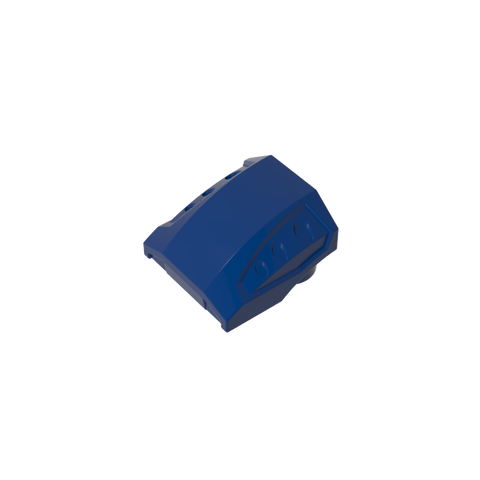 Gobricks,Slope Curved 2 x 2 No Studs - 3 Recessed Side Ports,44675