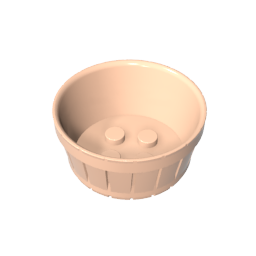 Gobricks,Barrel Half Large,gdsm235