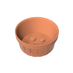 Gobricks,Barrel Half Large,gdsm235