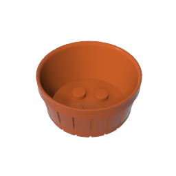 Gobricks,Barrel Half Large,gdsm235