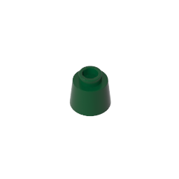 Gobricks,Cone 1.17 x 1.17 x 2/3 (Fez),85975