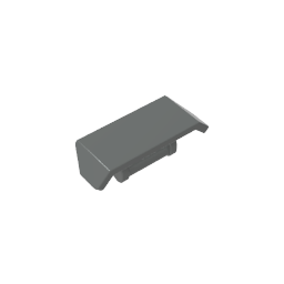 Gobricks,Spoiler 2 x 4 with Handle [Plain],98834