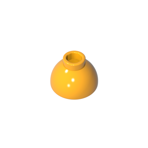 Gobricks,Brick Round 1.5 x 1.5 Dome Top [Plain],20952,37840