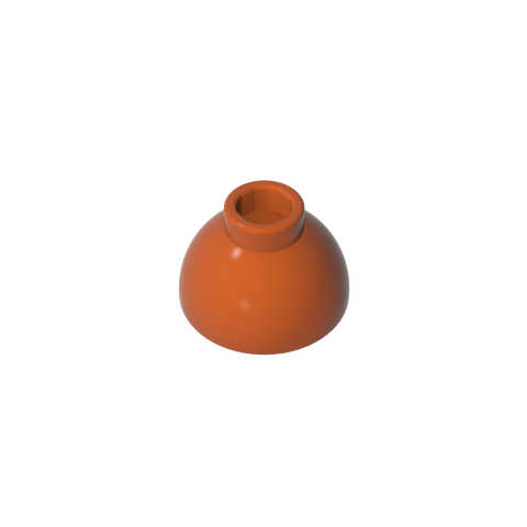 Gobricks,Brick Round 1.5 x 1.5 Dome Top [Plain],20952,37840